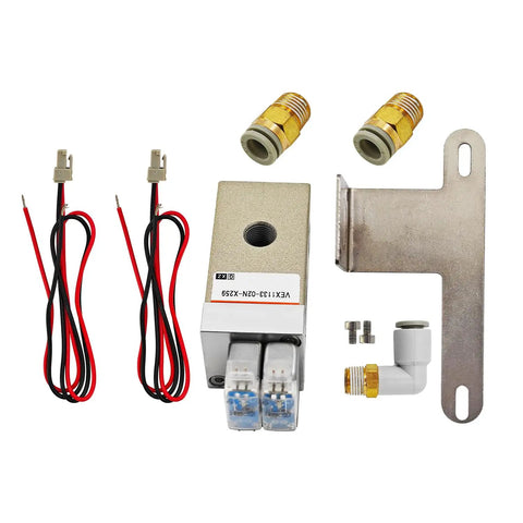 Beefed Up Solenoid Valve Kit 228687 VEX1133-02N-X259 For Powermax 45 65 85 105 125 Plasma Cutters with wires and connectors