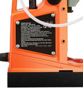 Heavy Duty Magnetic Drill Press Featuring Killer 1450W Copper Motor And Rock Solid 2810 LB Anchor On Steel Plates with power cord view.