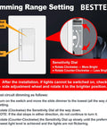 Image showing Dead Smooth 0-10V Dimmer Switch with rocker switch and slider for easy light adjustment and control.