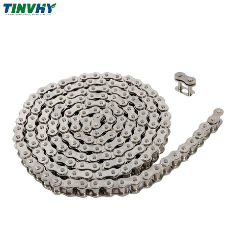 60 Pitch Heavy Duty 10 Foot Roller Chain Kit With Connecting Links Perfect For Grain And Oil Processing Mill Machines Plus Wood Saw And Cement Production Equipment For Smooth Power Transmission coiled with connectors