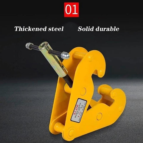 Heavy Duty I Beam Clamp For Sheet Metal Lifting With Top Shelf Steel Build And Universal Vertical Plate Lifter Rigging For No Sweat Setup On Any Active Construction Site