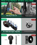 Comparison of Magnetic Golf Cart Phone Holder With Dual Sided MagSafe Mount Easy Snap In Phone Stand and generic holders