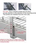 Top Notch Heavy Duty Pull Out Cabinet Organizer one tier chrome wire drawer shelf installation guide with screws and mounting holes.