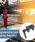 HG25 Linear Guide Rail Fixed Slider With Anti Collision Block Stopper And Handle Positioning Block For CNC Machines 3D Printers And Laser Engravers 4 Pack Dope Precision Parts, black metal stopper on CNC rail