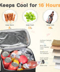 Insulated Leak Proof Cooler Backpack For All Day Munchies And Drinks Keep Food Cold Or Hot For 8 To 20 Hours 30 40 50 Can Capacity