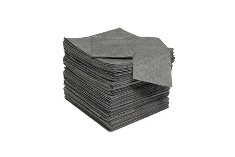 No Sweat Universal Absorbent Pads For Cleaning Up Everyday Oil Water And Solvent Spills In Garages And Workshops Includes 200 Tough Dimple Bonded Cleanup Sheets Sized At 16 By 18 Inches