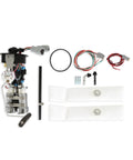 High Flow Heavy Duty Dual 450 Lph In Tank Fuel Pump Assembly Drop In Swap For 1998 Through 2002 Chevy Camaro And Pontiac Firebird E85 Ready With Integrated Sender components including pumps, wiring, and fittings.