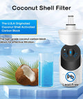 3 Pack Refrigerator Water Filter Replacement For Samsung Models With 0.5 Micron Carbon Block Filtration coconut shell filter