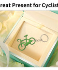 Six Pack Bicycle Bottle Opener Keychain Kit With Chain Key Ring Tools For Cyclists And Bikers in gift box