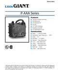 Compact 120 GPH Submersible Water Pump With Six Foot Cord For Fountains And Hydroponic Systems showing a nylon body and oil-filled motor.