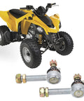Yellow quad with Heavy Duty Bolt Tie Rod End Ball Joint Kit 1 Pair Left Right 12mm 16mm Ends With Fixing Screws shown