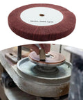 Top Tier Nylon Fiber Flap Polishing Wheel For Curves And Tight Spots Non Woven Abrasive Buffing Disc Delivers Shadow Free Finish On Wood And Metal Surfaces At 250mm Size