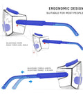 Anti Fog Safety Goggles Over Glasses With Scratch Resistant Lenses And Six Layer Anti Fog Coating Adjustable Frame And Temples diagram