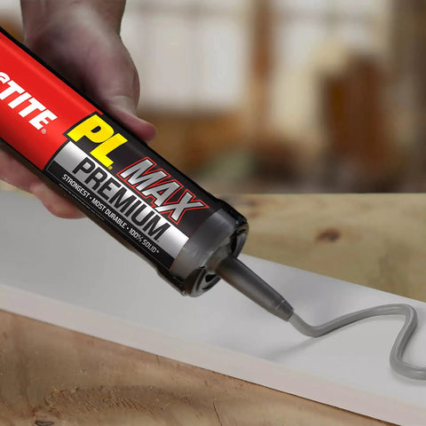 Applying Heavy Duty Construction Adhesive For Wood Concrete Stone And More Premium Max Strength Bond 9 Oz Cartridge