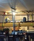 Flexi-Grip Green 6 Ft Endless Round Sling For Heavy Lifting, 5,300 Lb Vertical Capacity, holding kayak in garage ceiling