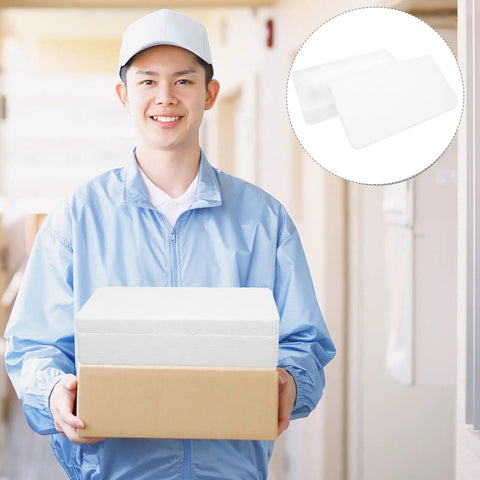 10 Pack High Density Foam Mailing Boxes For Tempered Glass Film And Phone Shell Packaging carried by courier
