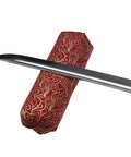 Katana Makura Sword Pillow For Samurai Swords Care Kit Handmade Japanese Sword Cushion With Artificial Silk Rayon Cover And Soft Polyester Filling Easy Maintenance Accessory For Collectors And Sword Nerds supporting katana blade.