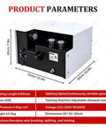 Auto Electric Wire Twister Stripper Machine For Shielded Cable Fast Untwisting Tool with adjustable dimensions and parameters.