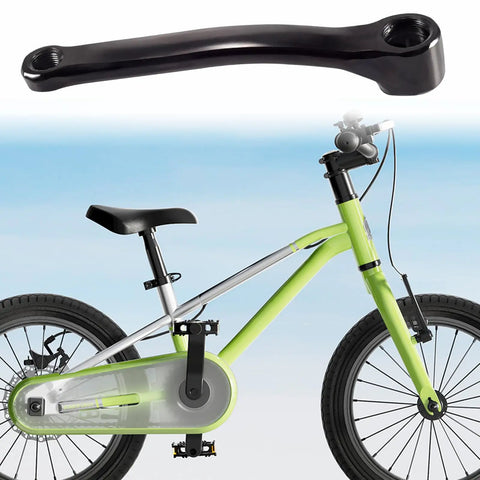 Left 170mm Bicycle Crank Arm Replacement For Electric Folding Hybrid Mountain And Road Bikes Aluminum Alloy Horizontal Diamond Hole