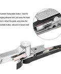 20mm Pneumatic Air Belt Sander Polisher with adjustable speed and ergonomic handle for metal, wood, plastic detailing