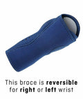 Night Wrist Support For Carpal Tunnel Relief, Left Or Right, Adjustable, Breathable Sleeve, One Size Fits Most, shown flat.