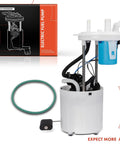 Drop In Electric Fuel Pump Assembly With Sending Unit For Ford F150 2009 to 2014 With V6 3 7L And V8 4 6L 5 0L 5 4L Engines Replaces 9L3Z 9H307E Reliable Fuel System Module For No Fuss Easy Install Strong Starts And Smooth Running with packaging and gasket.