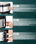 Cord Organizer For Kitchen And Home Appliances Keeps Cords Tidy And Tangle Free No More Cord Chaos Power Cable Organizer For Coffee Makers Blenders Air Fryers And Rice Cookers Easy Cable Management To Keep Your Counter Clean And Clutter Free being applied with 3M adhesive.