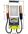 Battery Load Tester For 6V And 12V Vehicles With Voltmeter And Alligator Clips The Must Have Go To Tool For Cars Trucks RVs Boats Motorcycles And ATVs To Check Battery Health Starter Draw And Charging System Fast., metal battery load tester with analog voltmeter, alligator clips, 11-inch body, 6-inch handles