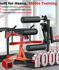 Leg Extension And Curl Machine For Home Gym With Dual Mode Backrest, featuring sturdy frame and 1000lb plate support.