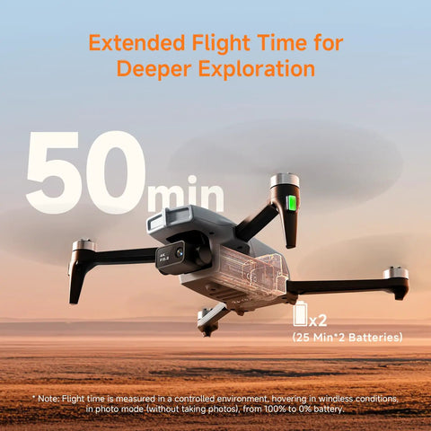 4K UHD GPS Drone With Auto Return And Beginner Mode For Easy Flying, 50 Minute Flight Time, Brushless Motors, Altitude Hold