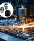 Nine Piece ER11 Spring Collet Nut Set With M14 Thread For CNC Milling Lathe Tooling Boss Grade High Precision Clamping Nuts
