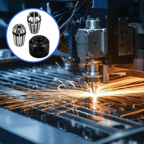 Nine Piece ER11 Spring Collet Nut Set With M14 Thread For CNC Milling Lathe Tooling Boss Grade High Precision Clamping Nuts