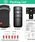 Universal Ceiling Fan Remote Control Kit With Three Speed Settings Light Dimmer And Time Delay Replacement For Hampton Bay components
