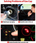 Subaru Gas Cap Fuel Tank Cap Replacement Fits 2010-2024 Legacy Outback Impreza BRZ Crosstrek Forester WRX STI No Fuss Easy Install Seal For Safe Fuel System addressing issues like aging caps, odors, and warning codes.