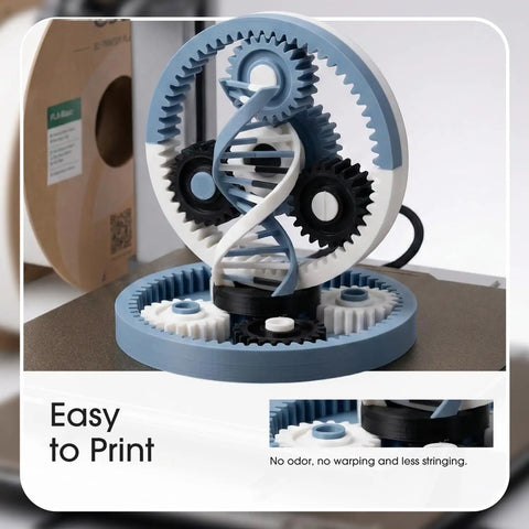 Premium Pla Basic Filament Designed For Serious 3D Makers In Straight Up Sleek Grey With Spacious Two Kilogram Reel That Flows Like Butter For Zero Drama Prints And Total Bang For Your Buck