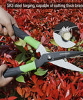 Hedge Clippers With Teflon Coated High Carbon Steel Blades Lightweight 16 Inch Garden Shears With Comfort Grip Handles. Cutting branches.