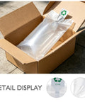 Inflatable Air Pillows for Shipping 200 Pack PE Film Cushion Bags to Prevent Movement and Scratching, Dope Storage Hack for High Volume Fulfillment Centers Packaging Supplies, clear pillow in box