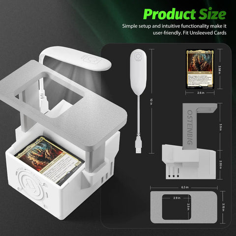 Card Scanner & LED Light for MTG & TCG, Fast Scan ✓