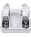 Heavy Duty Soldering Clamp with Slip Free Ceramic Jaws And Adjustable Wire Welding Fixture Featuring 11mm Opening - aluminum base with ceramic jaws