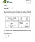 RadiantGUARD XTREME® testing report with material properties and compliance results for radiant barrier insulation.