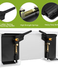Universal Skid Steer Quick Tach Conversion Adapter Weld On Bobtach Box Plate with high strength springs and heavy duty bolt