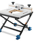 Serious Road Trip Ready Convertible Benchtop Router Table With Four Quick Change Configurations Built For Daily Drivers And Woodworking Professionals Folding Flat For Tailgate Setup, portable adjustable metal construction.