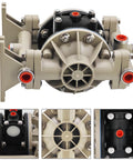 Pneumatic Diaphragm Pump Replacement For Classic Air Compressor With Polypropylene Fluid Caps And Manifold, 13 GPM