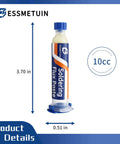 10cc soldering flux paste tube from Desoldering Wick And No Clean Flux Set For Electronics Repair Fast Solder Removal Kit