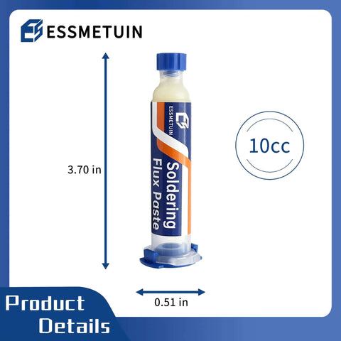 10cc soldering flux paste tube from Desoldering Wick And No Clean Flux Set For Electronics Repair Fast Solder Removal Kit