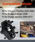 Plug And Play Flex Joint Driveshaft Coupler 935 302 For Chrysler Pacifica 2004 2008 And Dodge Avenger 2008 Journey 2009 2017 Replacement Part With Easy Install And Durable Build Replaces 4641968AC 4641968AD 4641968AE 4641968AF 4641968AG black flex joint coupler in undercar install