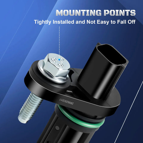 Chevy PC920 Crankshaft Position Sensor Replacement For 2010 2017 Equinox Impala Traverse Camaro Malibu Colorado Caprice Captiva Sport GMC Terrain Acadia Buick Enclave Lacrosse Cadillac ATS CTS SRX XTS 3.0L 3.6L V6 Plug And Play black sensor mounting points