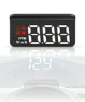 Windshield Head Up Display Speedometer With Auto Brightness Projection For Gmc Hummer Ev Truck showing live speed metrics on a vehicle dash.