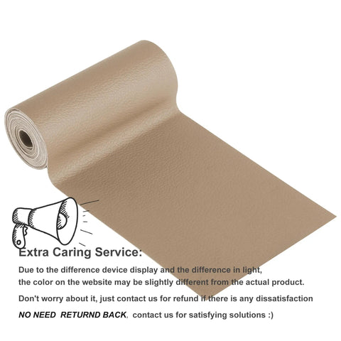 Leather Repair Patch For Furniture Self Adhesive 4 Inch By 63 Inch Vinyl Repair Tape For Car Seats Sofas Couches Chairs Beige Quick Fix Easy DIY Patch Kit