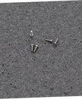 Premium Stainless Steel Micro Screw Kit With Tiny Screwdriver And Tweezers Dead Simple Glasses And Watch Repairs assorted screws on gray background